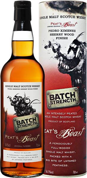 Виски Peat’s Beast Pedro Ximenez Sherry Wood Finish Batch Strength Single Malt Scotch Whisky (gift box), 0.7 л в Нижнем Новгороде
