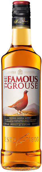 Виски Famous Grouse 3 y.o. Blended Scotch Whisky, 0.5 л