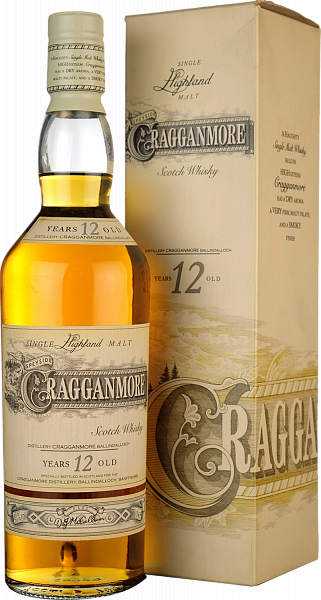 Cragganmore Speyside 12 y.o. Single Malt Scotch Whisky (gift box), 0.75л
