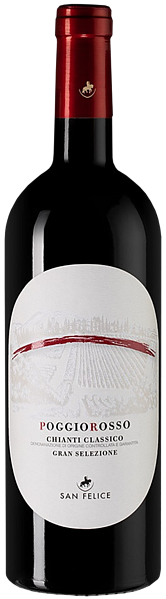Вино Poggio Rosso Chianti Classico DOCG Gran Selezione Agricola San Felice, 0.75 л