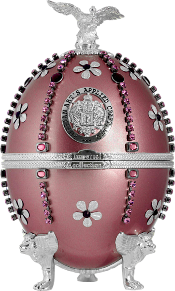 Водка Imperial Collection Super Premium (purple with chain and flowers in velvet gift box), 0.7 л