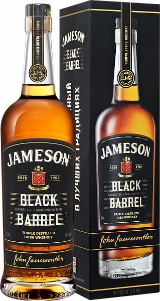 Jameson Black Barrel Irish Whiskey, 0.7 л
