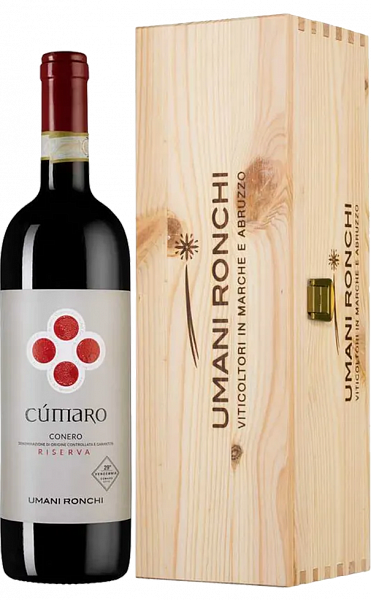 Вино Cumaro Rosso Conero DOC Riserva Umani Ronchi (gift box), 0.75 л