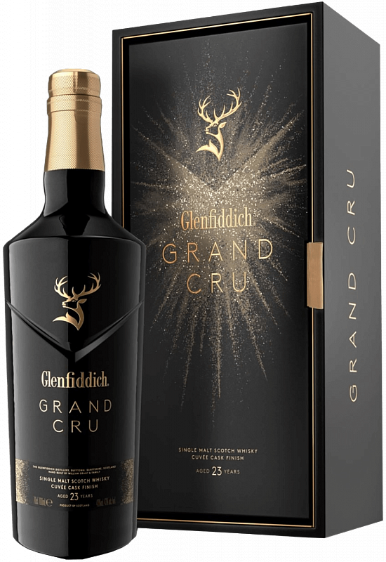 Гленфиддик Гран Крю 23 года солодовый шотландский виски в подарочной упаковке 0.7 л