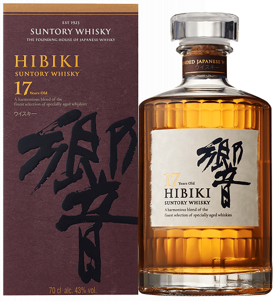 Виски Hibiki 17 years Suntory Whisky (gift box), 0.7 л