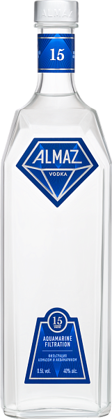 Водка Almaz 15, 0.5 л