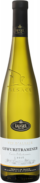 Вино Gewurtztraminer Cuvee Selectionnee Alsace AOC Laugel , 0.75 л