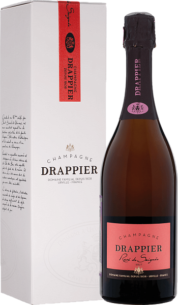 Drappier Brut Rose Champagne AOP in gift box, 0.75л