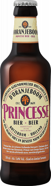 Пиво D’Oranjeboom Princesse Bier, 0.33 л