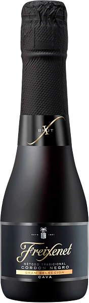Игристое вино Freixenet Cordon Negro Gran Seleccion Cava DO Brut, 0.2 л