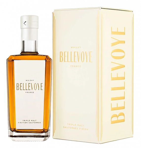 Виски Bellevoye Finition Sauternes Blended French Whisky (gift box), 0.7 л