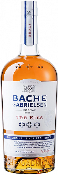 Коньяк Bache-Gabrielsen Tre Kors Cognac VS, 0.7 л