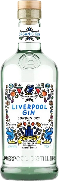 Джин Liverpool London Dry Gin, 0.7 л