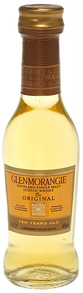 Виски Glenmorangie The Original 10 years single malt scotch whisky, 0.05 л