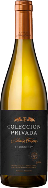 Вино Coleccion Privada Chardonnay Mendoza Bodega Navarrо Correas, 0.75 л