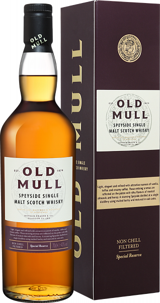 Виски Old Mull Speyside Single Malt Scotch Whisky (gift box), 0.7 л