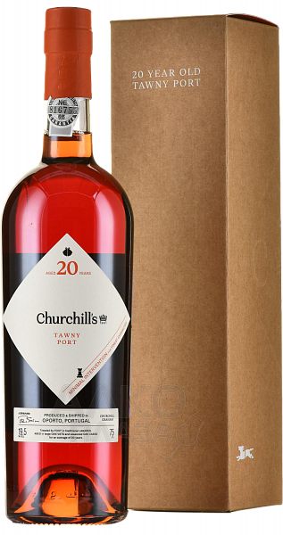 Churchill's Tawny Port 20 years old (gift box), 0.75 л