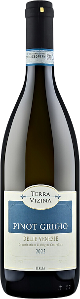 Вино Terra Vizina Pinot Grigio delle Venezie DOC, 0.75 л