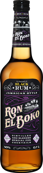 Ром Ron El Boko Black Rum, 0.7 л в Саратове