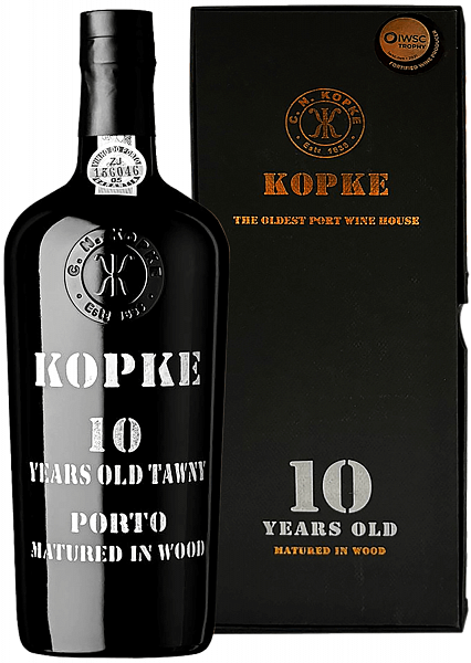 Kopke 10 y.o. Tawny Porto (gift box), 0.75 л