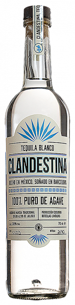 Текила Clandestina Blanco, 0.7 л