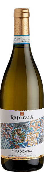 Вино Rapitala Chardonnay Sicilia DOC , 0.75 л