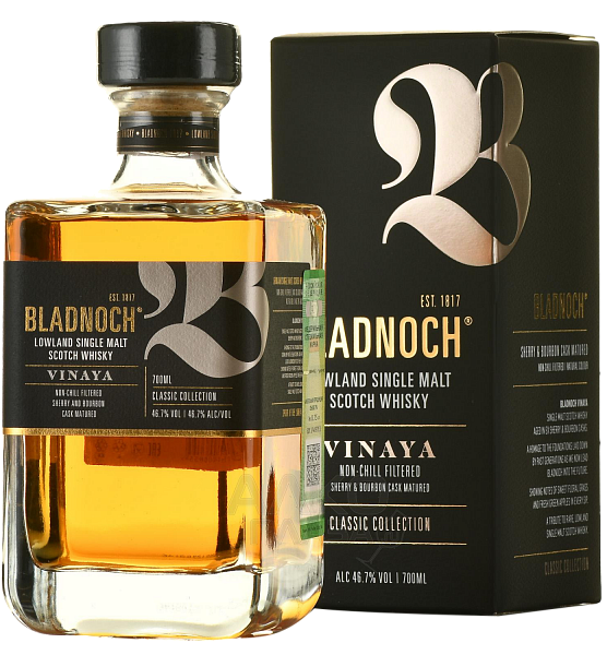 Bladnoch Vinaya Single Malt Scotch Whisky (gift box), 0.7 л