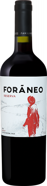 Чилийское вино Foraneo Reserva Merlot Central Valley DO Vina Bouchon, 0.75 л