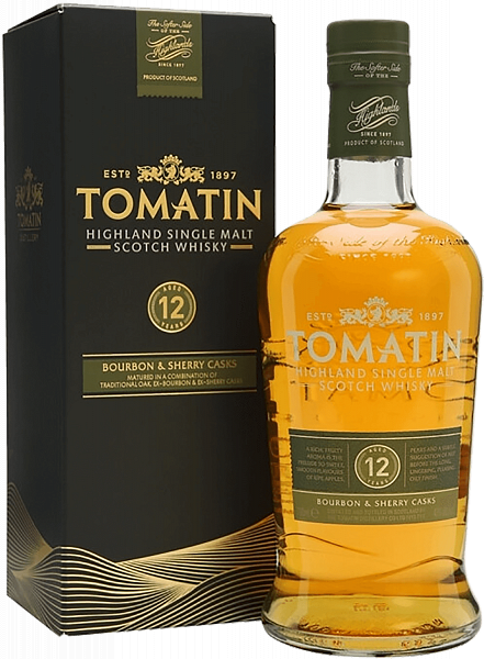 Tomatin Highland Single Malt Scotch Whisky 12 y.o. (gift box), 0.7 л