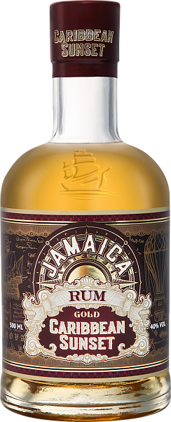 Ром Caribbean Sunset Jamaica Rum Gold, 0.5 л в Тюмени