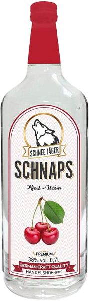 Дистиллят Schnapps Кirsch-Wasser Schnee Jager, 0.7 л
