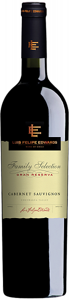Чилийское вино Cabernet Sauvignon Family Selection Grand Reserva Colchagua Valley DO Luis Felipe Edwards, 0.75 л