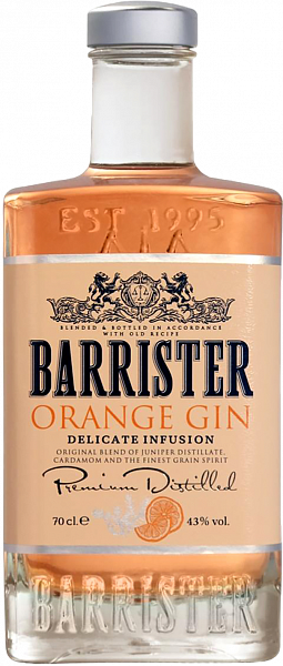 Barrister Orange Gin, 0.7 л