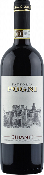 Вино Fattoria Pogni Chianti DOCG, 0.75 л