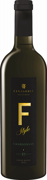 Вино F Style Chardonnay Kuban'. Tamanskiy Poluostrov Fanagoria, 0.375 л