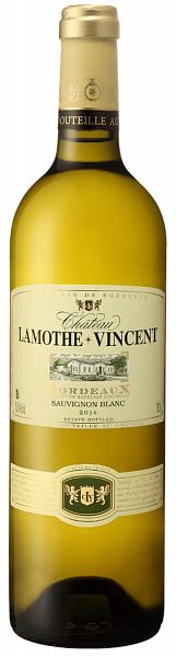 Вино Chateau Lamothe-Vincent Sauvignon Blanc Bordeaux AOC, 0.75 л
