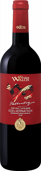 Вино Edelvernatsch Plattensteig Alto-Adidge DOC Wilhelm Walch, 0.75 л