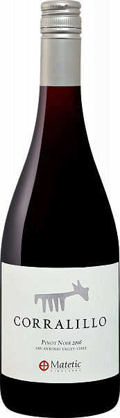 Вино Corralillo Pinot Noir San Antonio Valley DO Matetic, 0.75 л