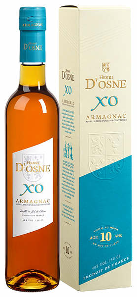 Арманьяк Henri d'Osne XO Armagnac AOC (gift box), 0.5 л