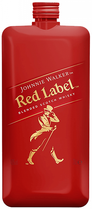 Виски Джонни Уокер Рэд Лэйбл купажированный шотландский виски в пластиковой бутылке 0.2 л