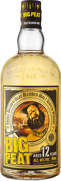 Виски Big Peat Small Batch Islay Blended Malt Scotch Whisky 12 y.o. (gift box), 0.7 л в Нижнем Новгороде