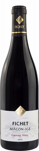 Вино Gamay Noir Macon-Ige AOC Domaine Fichet, 0.75 л