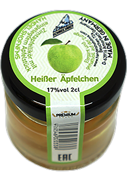 Ликёр Schnee Jager Heissel Äpfelchen, 0.02 л в Воронеже