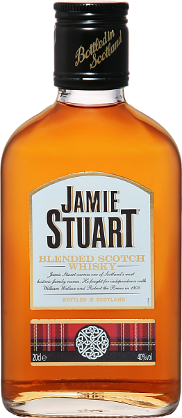 Jamie Stuart Blended Scotch Whisky 3 y.o. , 0.2 л