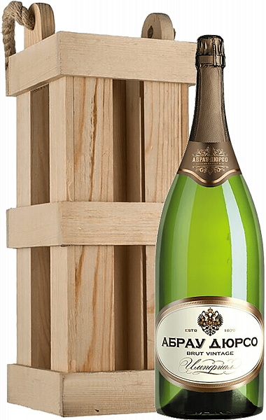 Игристое вино Imperial Vintage Cuvée Brut Kuban' Abrau-Durso (gift box), 1.5 л