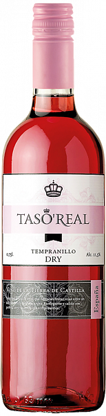 Розовое сухое вино Taso Real Tempranillo Rose Dry Bodegas del Saz, 0.75 л