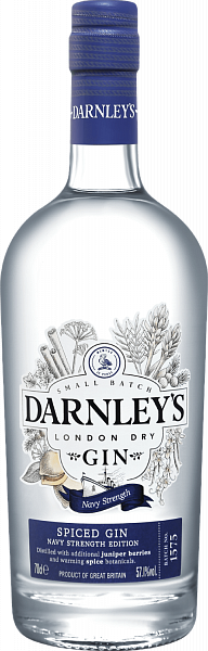 Darnley's Navy Strength Gin Wemyss Malts, 0.7 л
