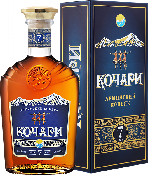 Kochari Armenian Brandy 7 Y.O. (gift box), 0.5 л