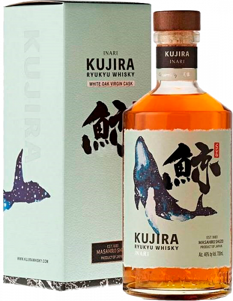 Kujira Ryukyu Inari White Oak Virgin Cask Single Grain Japanese Whisky, 0.7 л