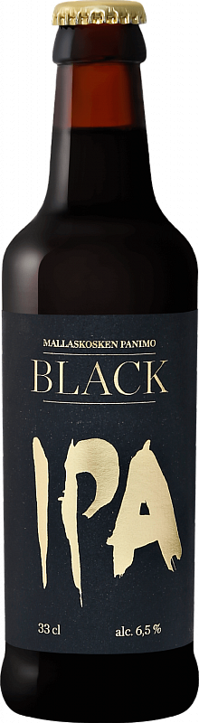 Пиво Малласкоски Блэк Индиа Пейл Эль темное фильтрованное 0.33 л